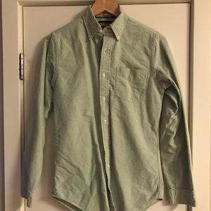 Rugby Ralph Lauren Green Oxford Cloth Button Down